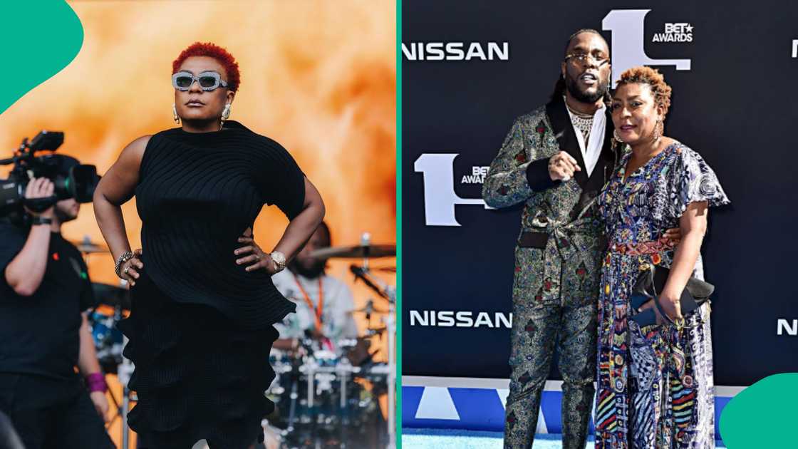 Burna Boy's mum advises young creatives on how to be successful. Burna Boy's mum advises young creatives on how to be successful.