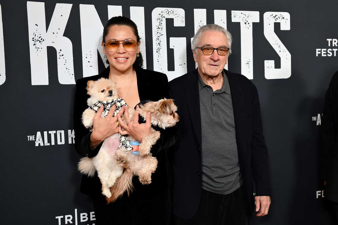 Tiffany Chen and Robert De Niro at AMC Lincoln Square