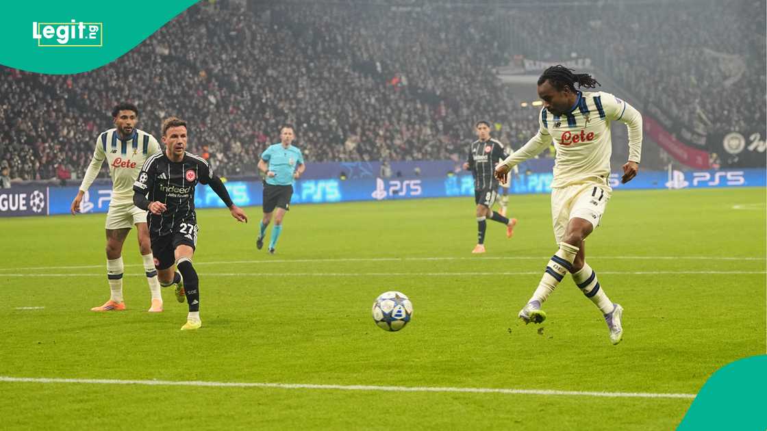 Ademola Lookman, Atalanta, Eintracht Frankfurt, Deutsche Bank, Park, Germany, UEFA Champions League.