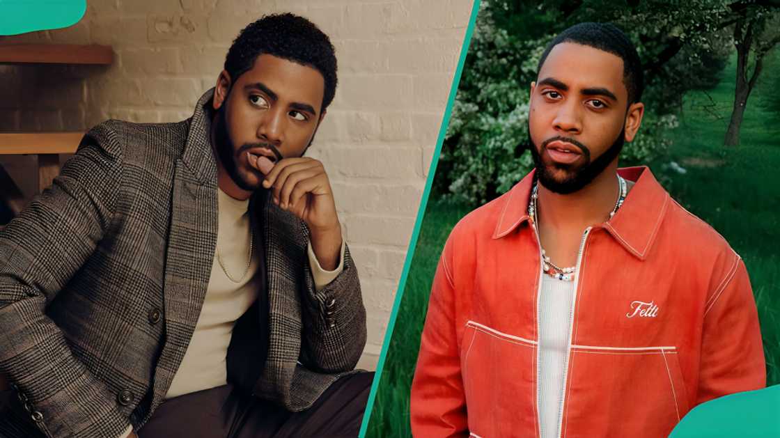 Jharrel Jerome posing for photos Jharrel Jerome posing for photos