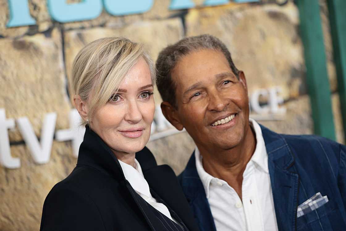 Hilary Gumbel and Bryant Gumbel in New York City. Hilary Gumbel and Bryant Gumbel in New York City.