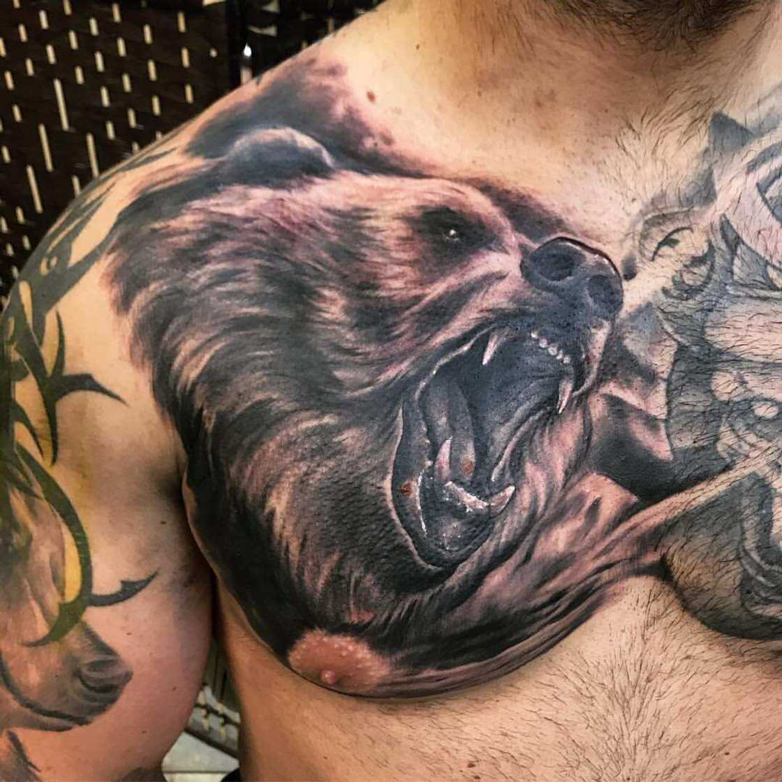 grizzly bear tattoo grizzly bear tattoo