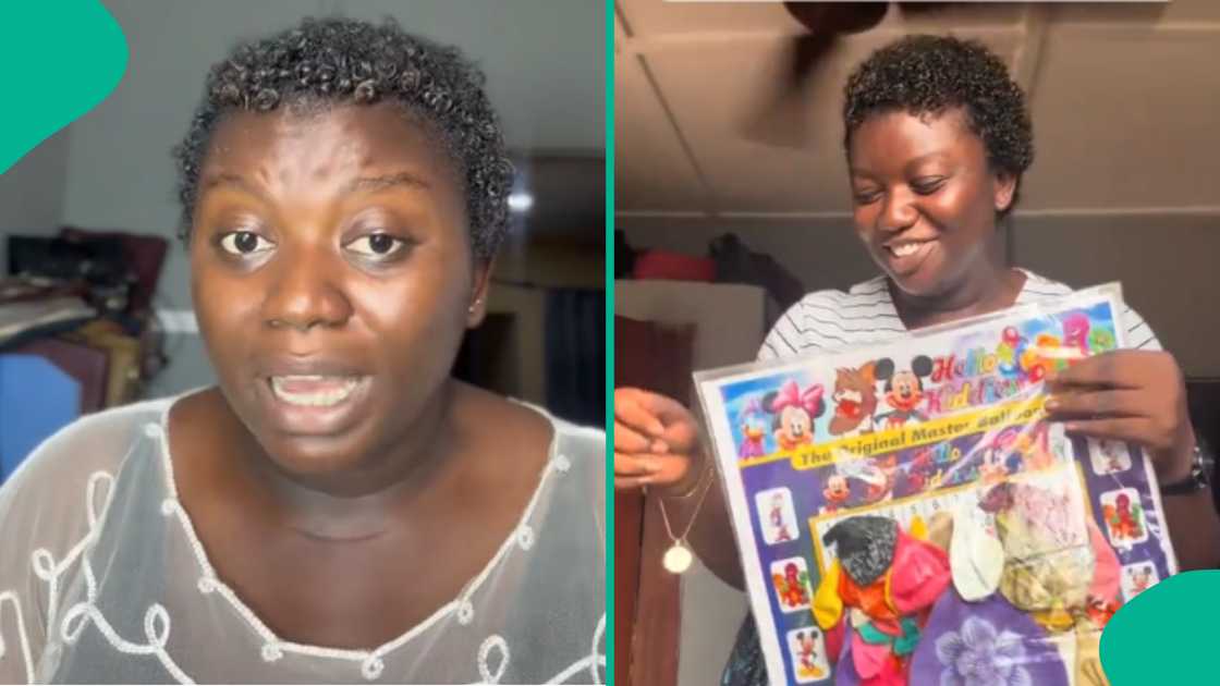 Nigerian lady shares her experience after buying a pack of balloons. Nigerian lady shares her experience after buying a pack of balloons.