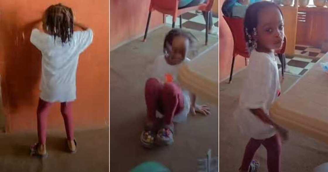 Little girl reports mum's staff Little girl reports mum's staff