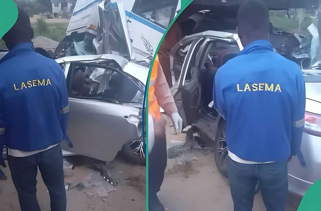 Five men die after a Toyota Camry collides with an Iveco truck.