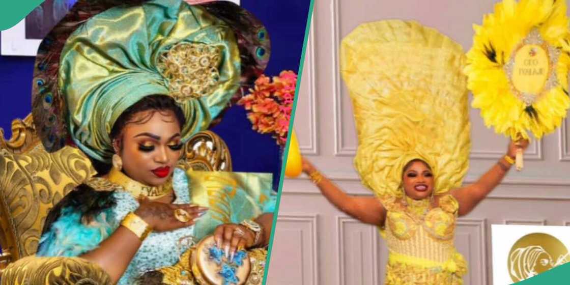 Iyalaje stuns in her makeup and gele Iyalaje stuns in her makeup and gele