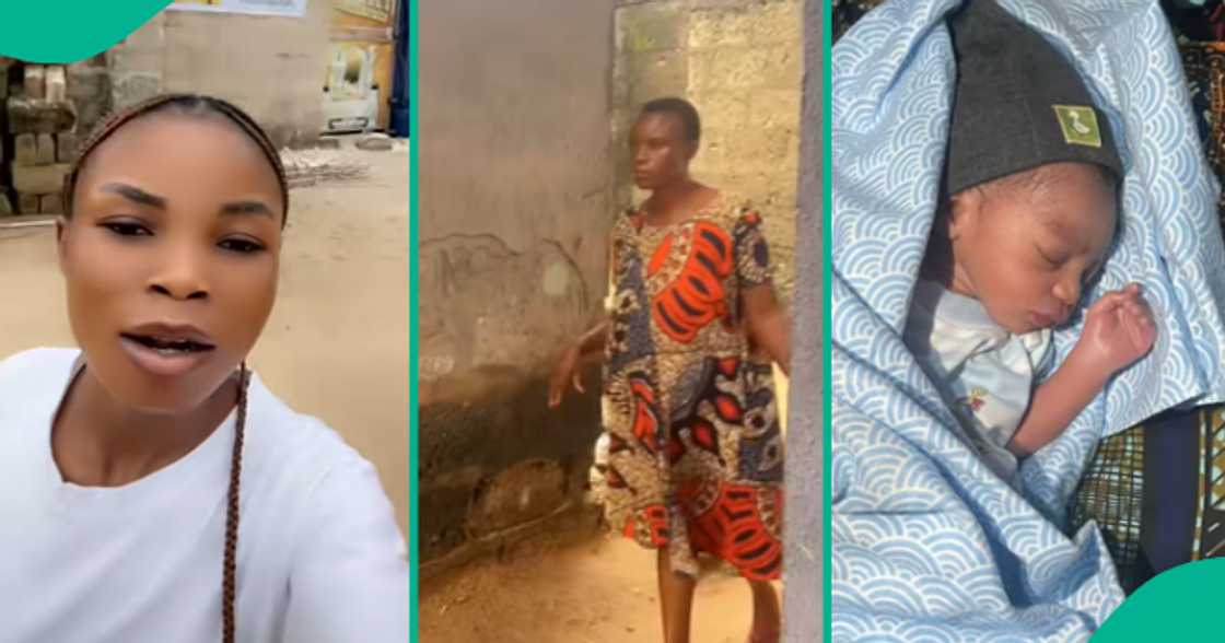 Woman delivers baby boy after having five girls.