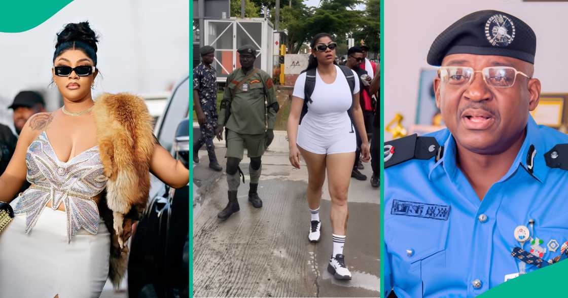 Angela Okorie's viral jogging video ignites police backlash. Angela Okorie's viral jogging video ignites police backlash.
