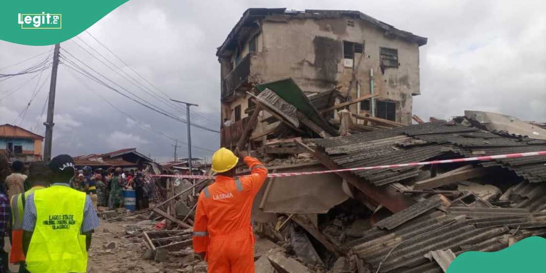 Witness narrates how building collapsed in Lagos