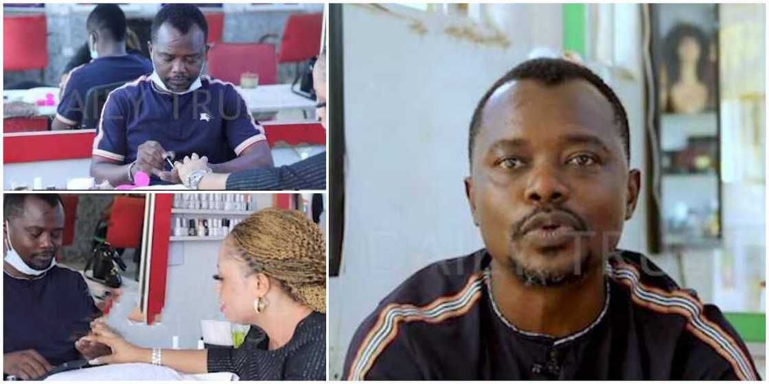 I have no regrets; Nigerian graduate who makes a living fixing nails, he has been into it for the past 16 years I have no regrets; Nigerian graduate who makes a living fixing nails, he has been into it for the past 16 years