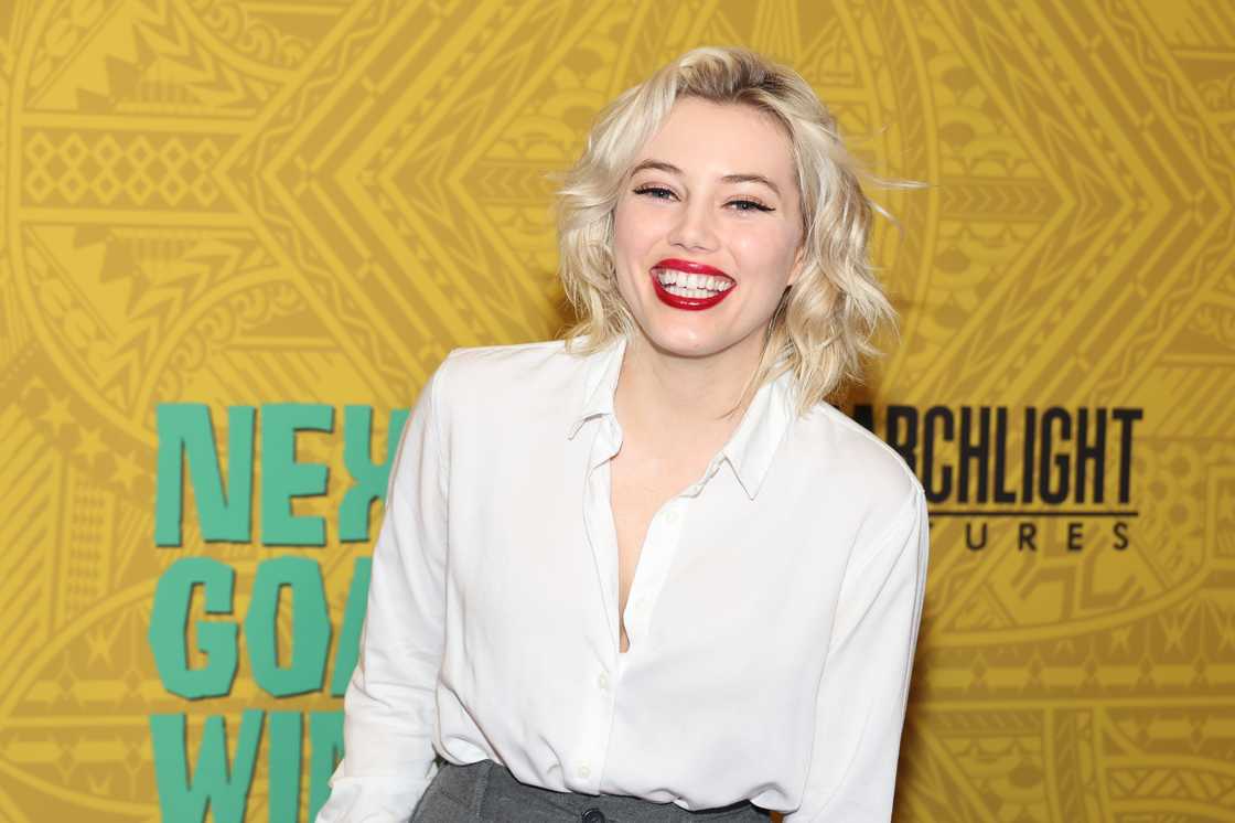 Grace Van Dien attends the Los Angeles Premiere of Searchlight Pictures' "Next Goal Wins" at AMC The Grove 14 in Los Angeles Grace Van Dien attends the Los Angeles Premiere of Searchlight Pictures' "Next Goal Wins" at AMC The Grove 14 in Los Angeles