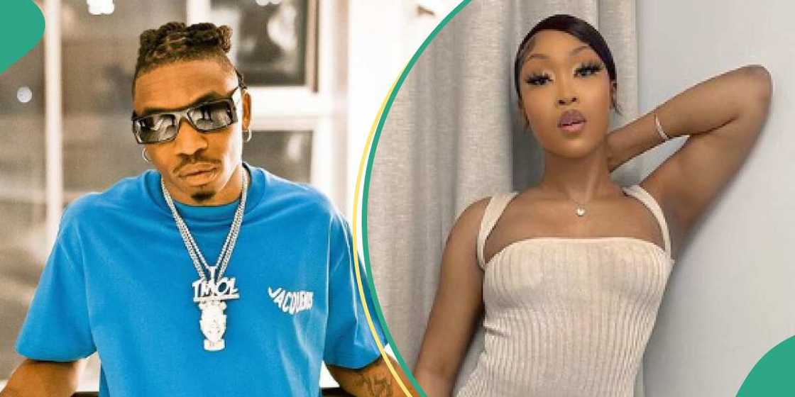 Mayorkun says he is no longer with US dancer Cocainna.