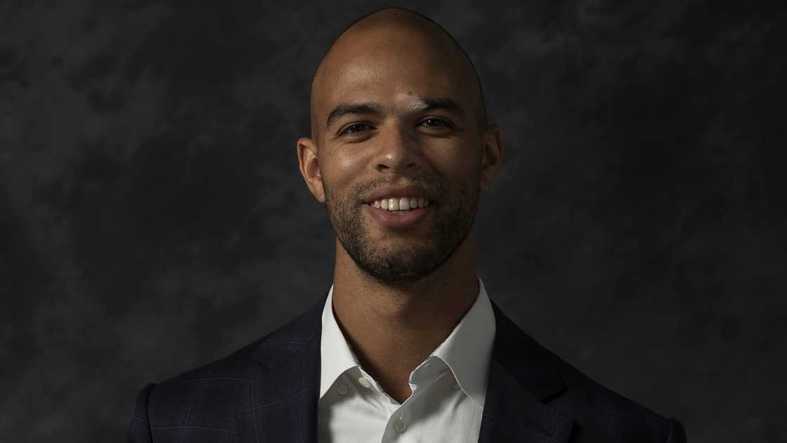 Darnell Nurse of the Edmonton Oilers poses for a portrait