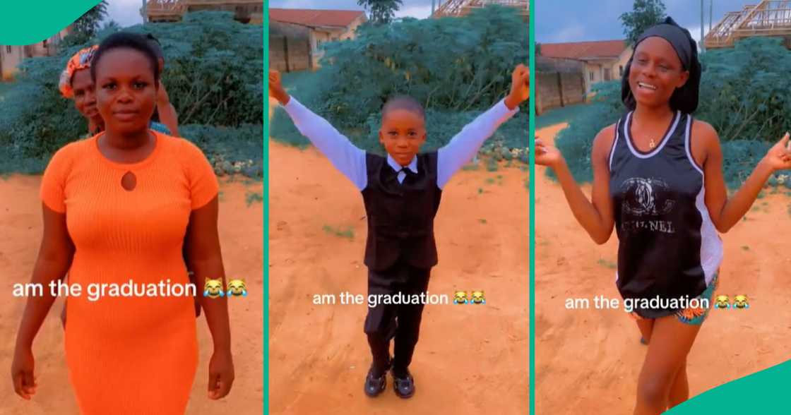 Funnly little boy joins TikTok challenge with family and goes viral