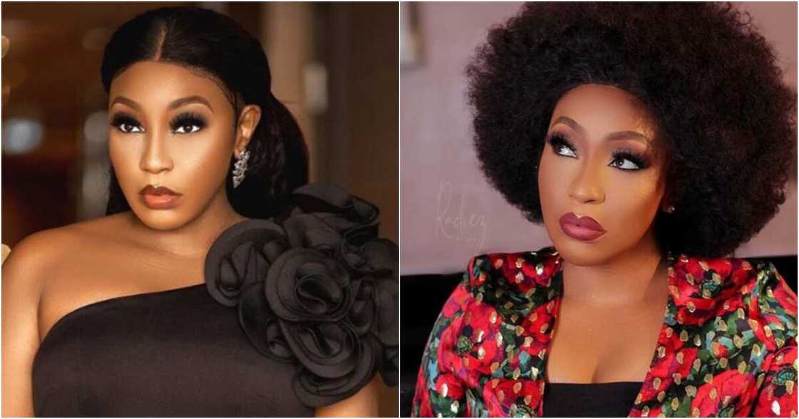 Nollywood actress Rita Dominic shares photos with mystery man, fans react Nollywood actress Rita Dominic shares photos with mystery man, fans react