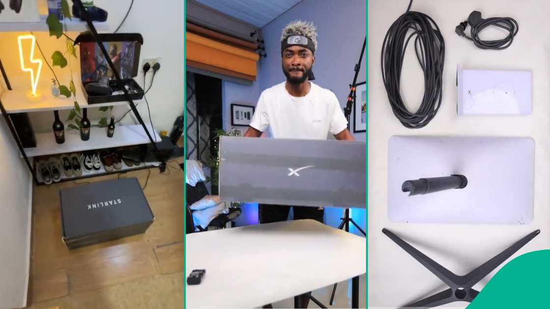 A young man who bought the starlink internet service speaks on its speed A young man who bought the starlink internet service speaks on its speed