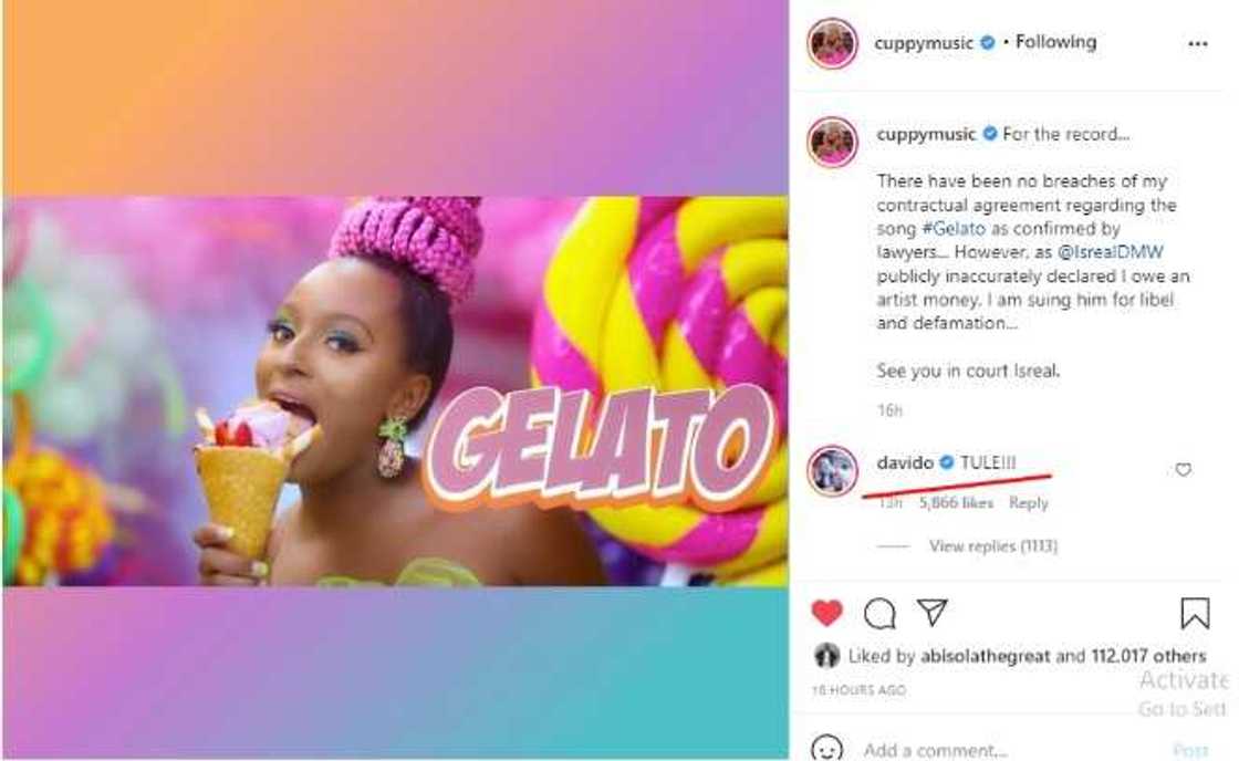 DJ Cuppy sues Davido's logistics manager Israel DMW for defamation