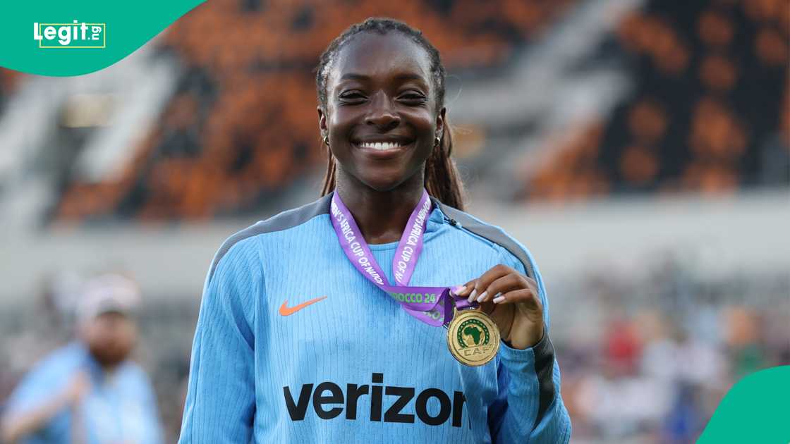Michelle Alozie, Super Falcons, Nigeria, WAFCON, Houston Dash, Morocco Michelle Alozie, Super Falcons, Nigeria, WAFCON, Houston Dash, Morocco