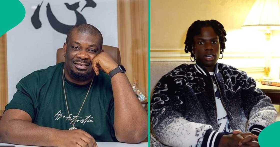 Don Jazzy and Rema in Paris. Don Jazzy and Rema in Paris.