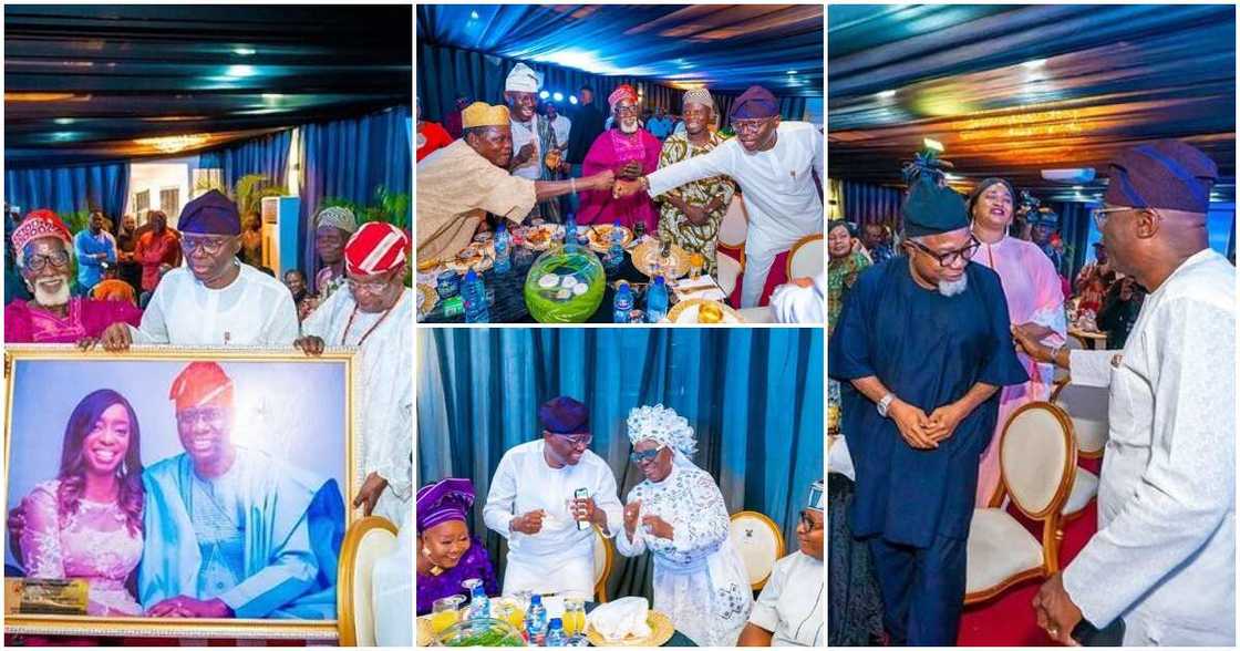 Photos of Governor Babajide Sanwo-Olu and Nollywood veterans Photos of Governor Babajide Sanwo-Olu and Nollywood veterans