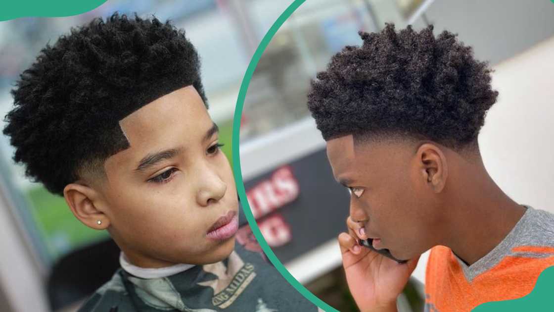 Shaggy brush fade cut Shaggy brush fade cut