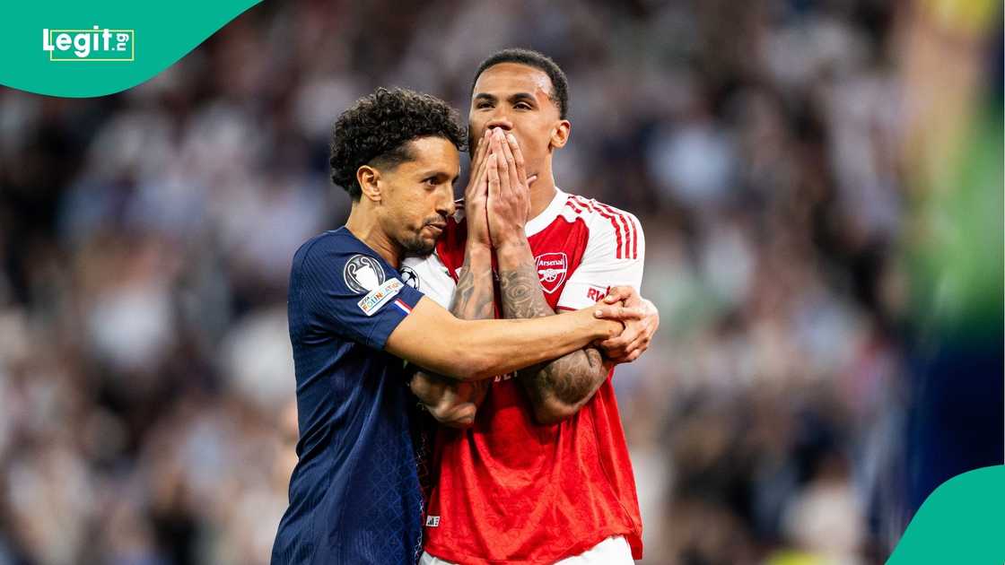 UEFA, Champions League, Marquinhos, Arsenal, Gabriel Magalhaes, FIFA, World Cup. UEFA, Champions League, Marquinhos, Arsenal, Gabriel Magalhaes, FIFA, World Cup.