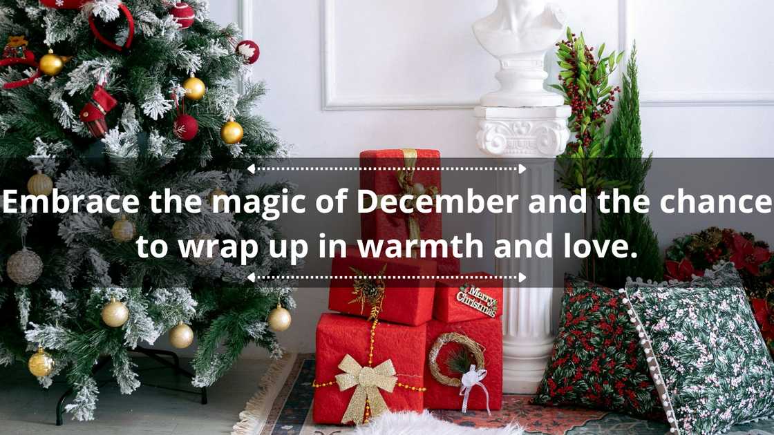 Welcome December quotes