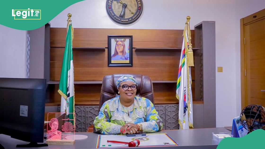 Mojisola Meranda, the new speaker of the Lagos state House of Assembly, has resumed office, days after the impeached speaker Mudashiru Obasa claimed that he remained in the same office until due process is followed. Mojisola Meranda, the new speaker of the Lagos state House of Assembly, has resumed office, days after the impeached speaker Mudashiru Obasa claimed that he remained in the same office until due process is followed.