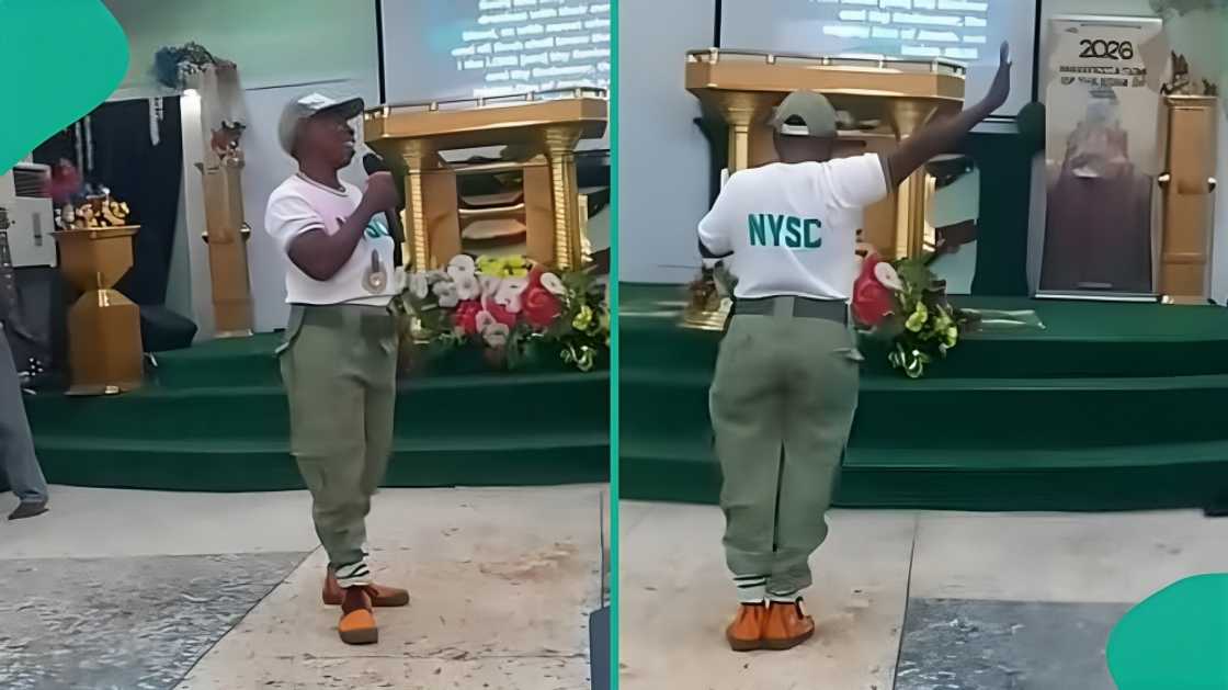 Mother wears NYSC uniform to church, celebrates daughters’ achievements