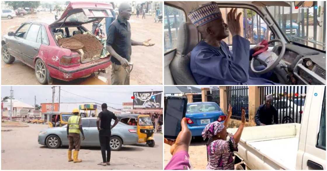 Daniel Davou, Abuja potholes, new truck, 60-year-old man