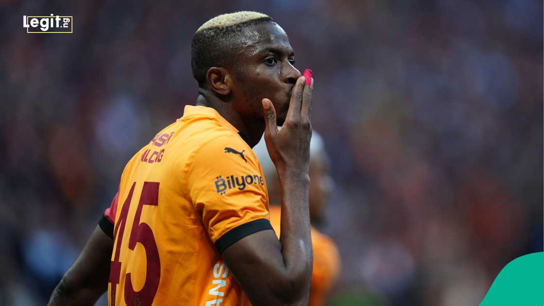 Victor Osimhen, Galatasaray. Victor Osimhen, Galatasaray.