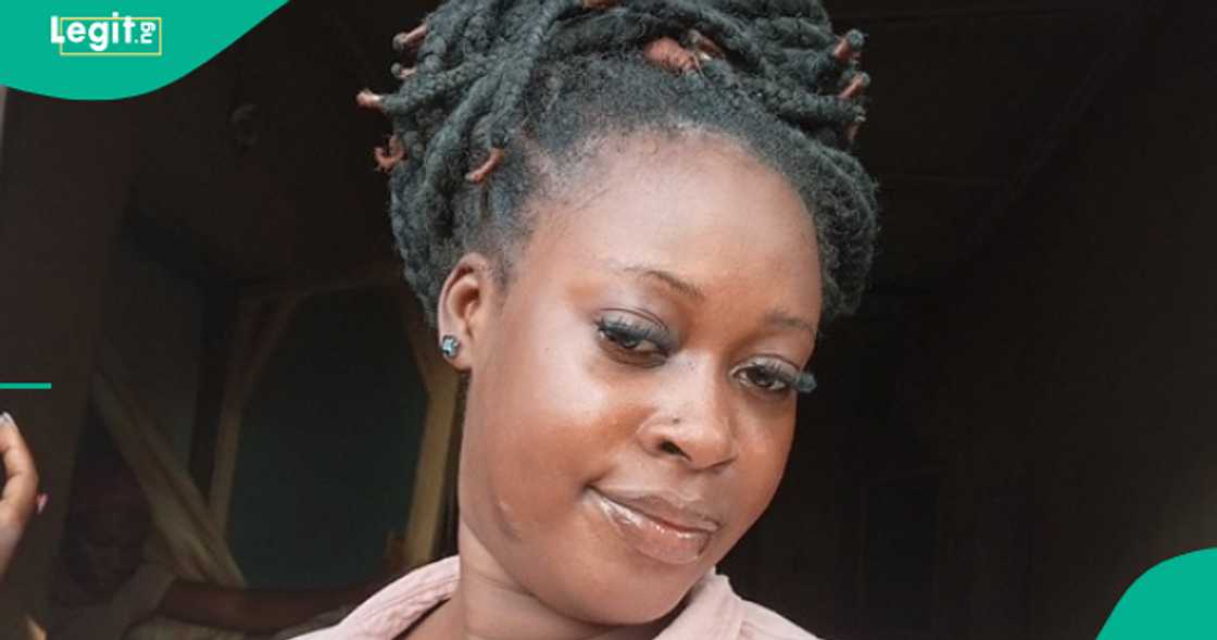 Nigerian lady secures a job after three years. Nigerian lady secures a job after three years.