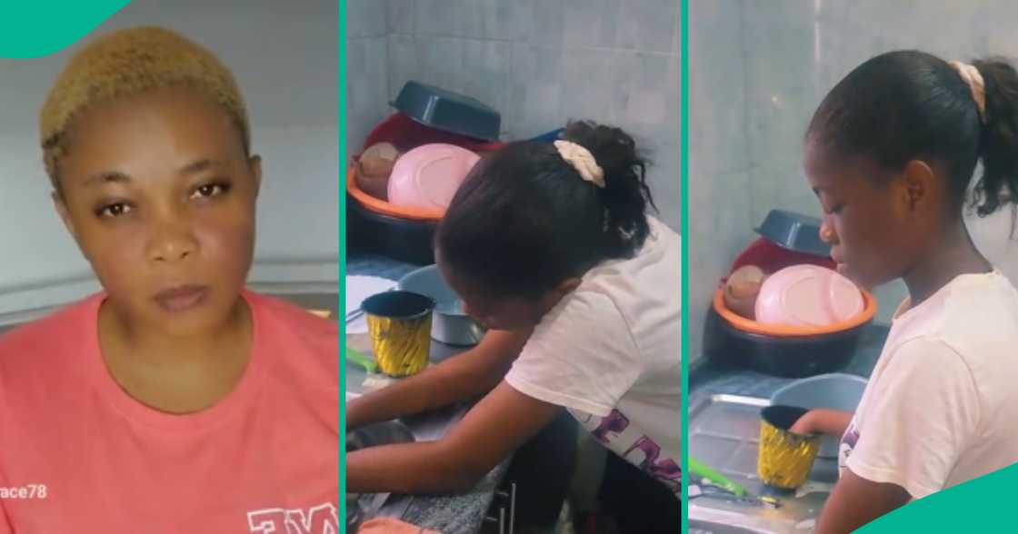 Young girl refuses to talk to her father, her mum reacts Young girl refuses to talk to her father, her mum reacts