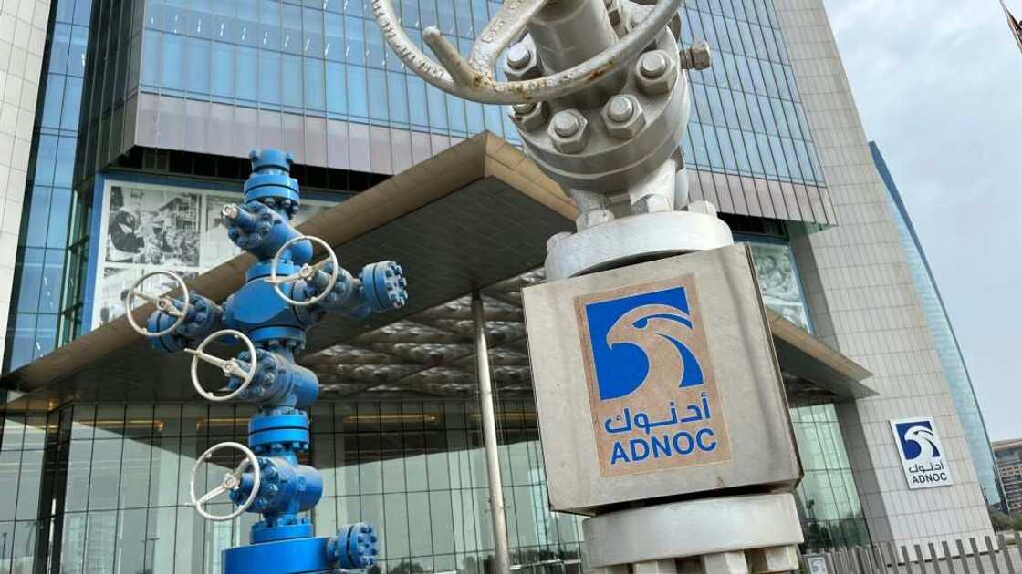 The Dubai headquarters of UAE state energy company ADNOC