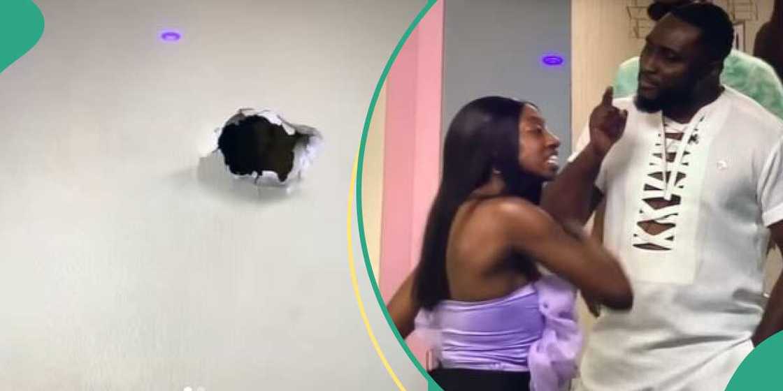 Big Brother Naija All Stars housemates Pere and Doyin Big Brother Naija All Stars housemates Pere and Doyin