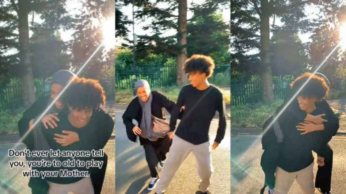 Mother and son Mother and son