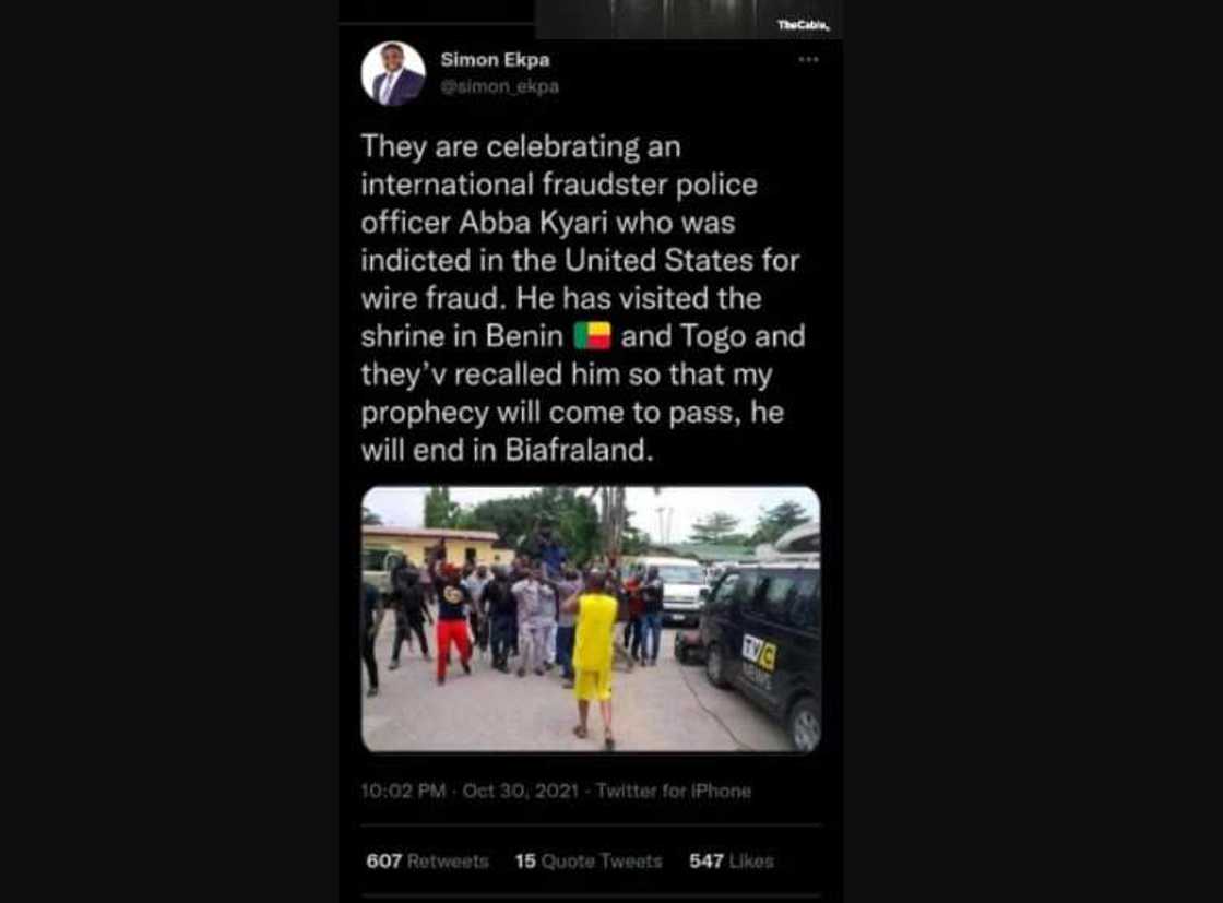 Bincika Gaskiya: Shin hukumar 'yan sanda ta dawo da Abba Kyari bakin aiki bayan bincike? Bincika Gaskiya: Shin hukumar 'yan sanda ta dawo da Abba Kyari bakin aiki bayan bincike?