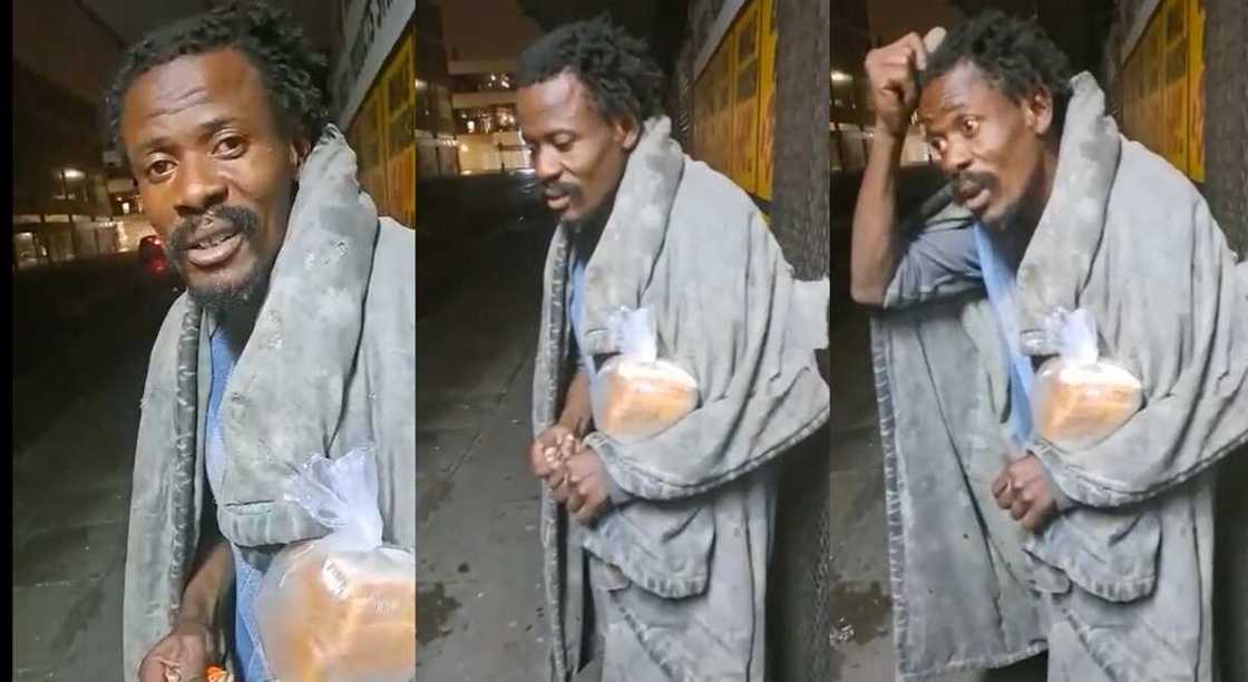 Photos of a Nigerian man seen in South Africa.