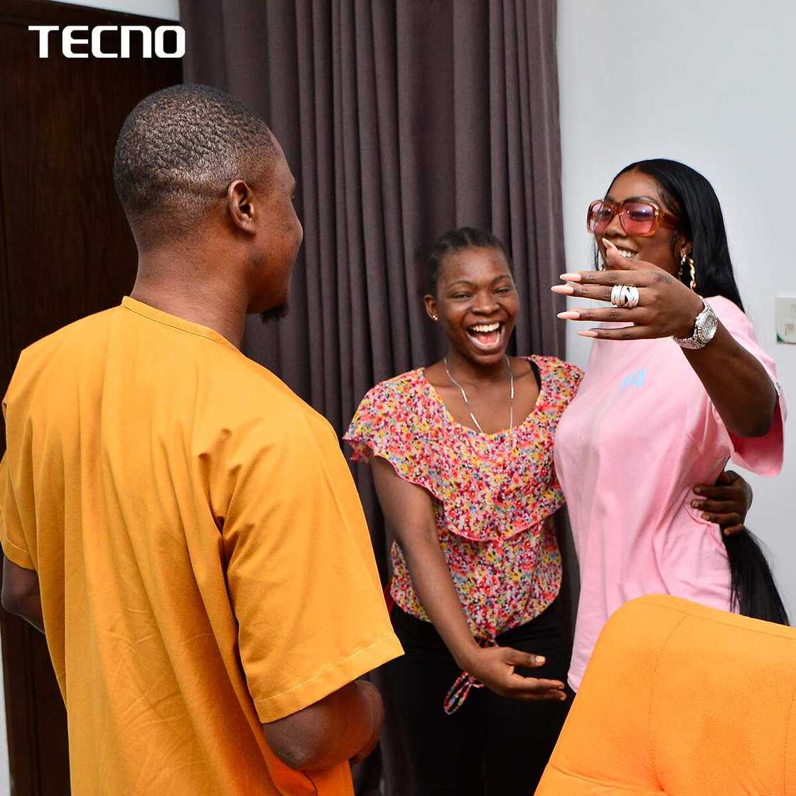 Blue Santa Came Early as Lucky Customer Gets Gifts Worth N1,000,000 from TECNO