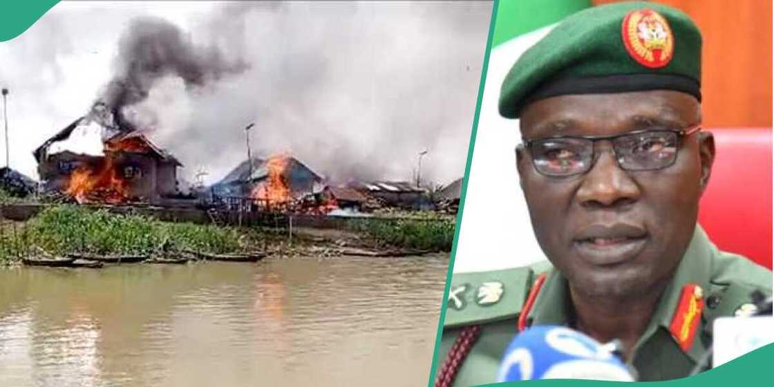 An kona kauyen da aka yi wa sojoji kisan gilla kurmus da safiyar yau An kona kauyen da aka yi wa sojoji kisan gilla kurmus da safiyar yau