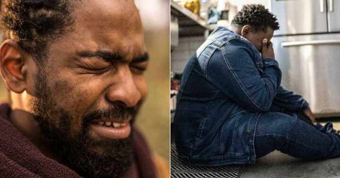 Man in tears as mum dies after visiting his house Man in tears as mum dies after visiting his house