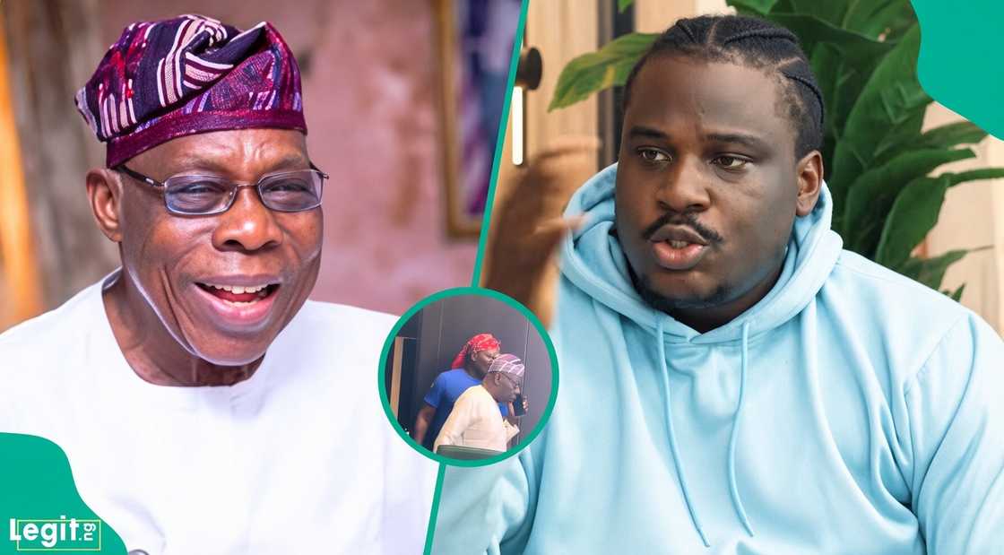 Charly Boy is spotted in behind-the-scenes footage of Obasanjo’s Curiosity Made Me Ask appearance
