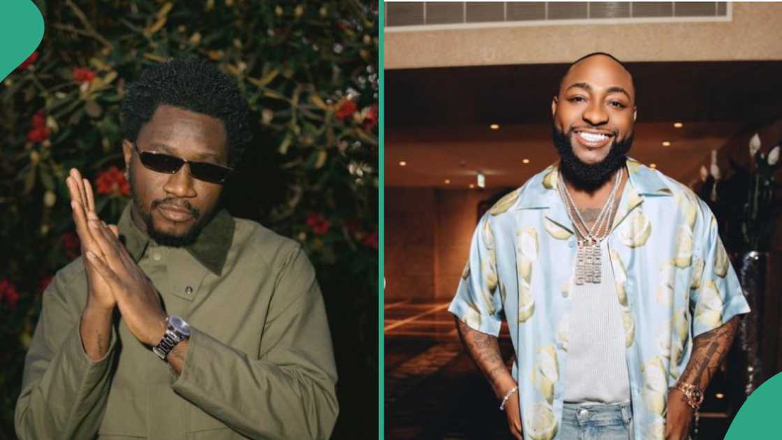 Nasboi begs Davido for verse for new song. Nasboi begs Davido for verse for new song.