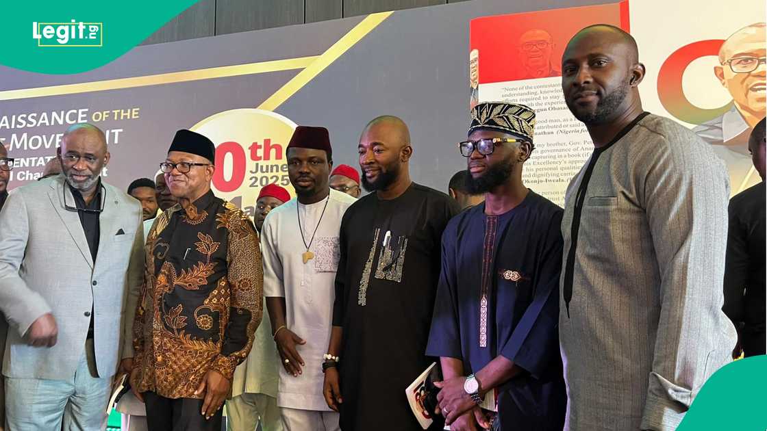 Peter Obi attends book launch on PDP in Abuja Peter Obi attends book launch on PDP in Abuja