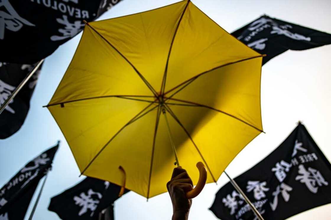 Yellow umbrellas became a symbol of anti-authoritarian demonstrations in Hong Kong Yellow umbrellas became a symbol of anti-authoritarian demonstrations in Hong Kong