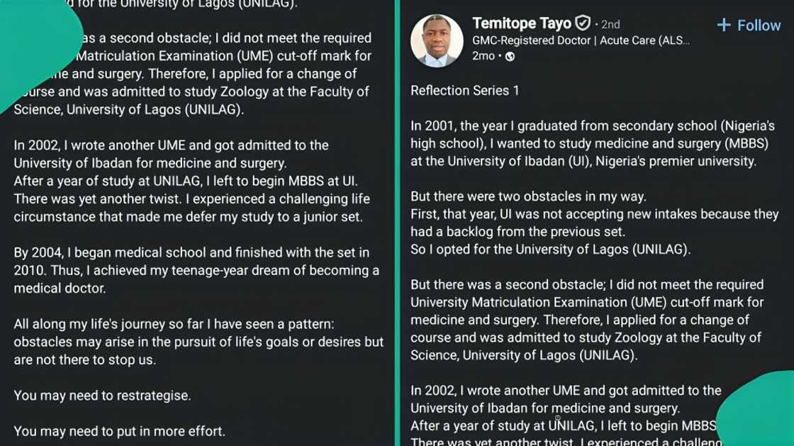 University of Ibadan graduate shares story of 2001 admission struggle University of Ibadan graduate shares story of 2001 admission struggle