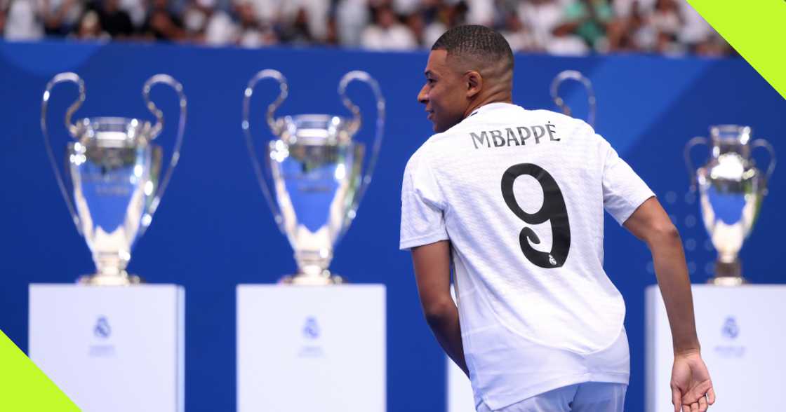 Kylian Mbappe's Real Madrid unveiling