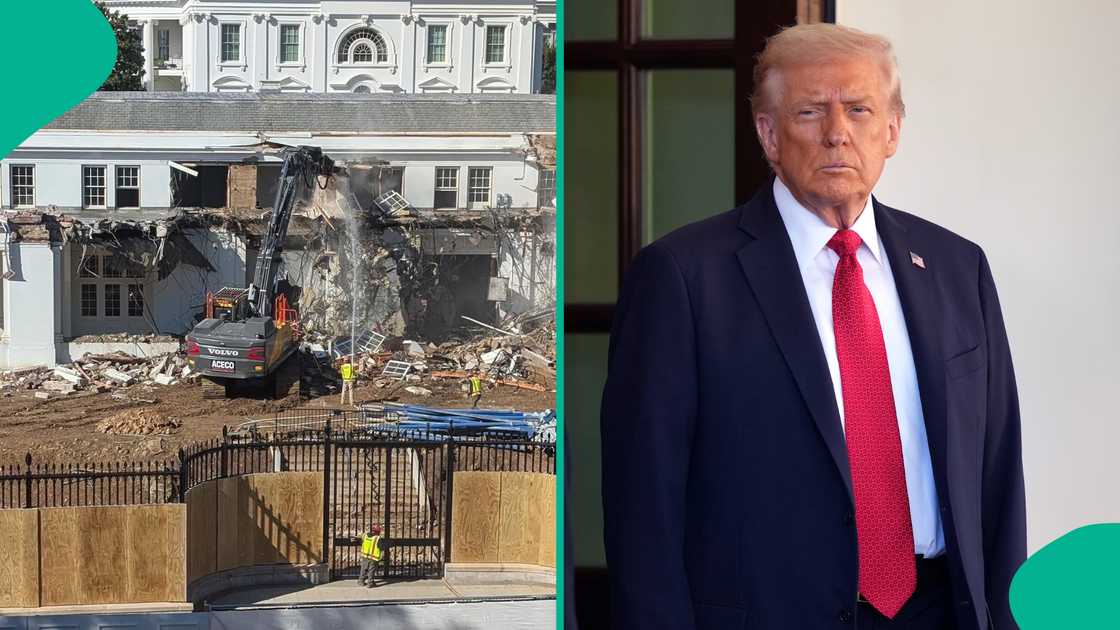 Donald Trump ya fara rushe wani bangare na White House