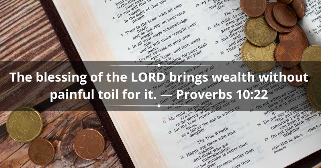 Bible verses about blessings and prosperity.