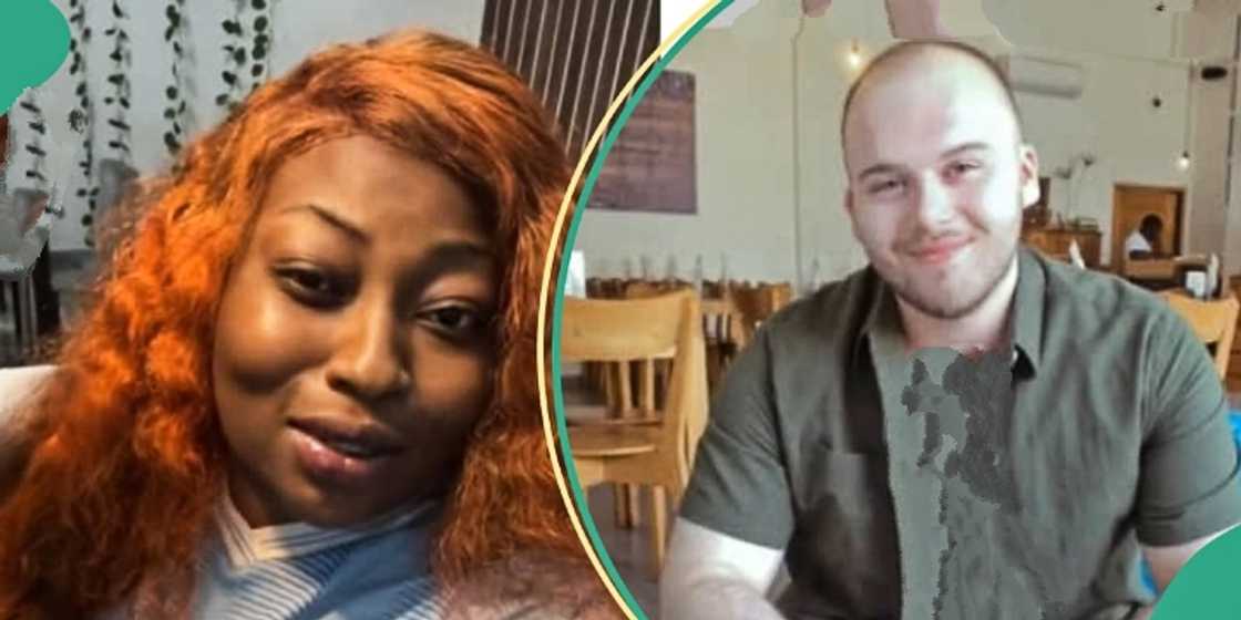 Lady meets generous oyinbo man Lady meets generous oyinbo man